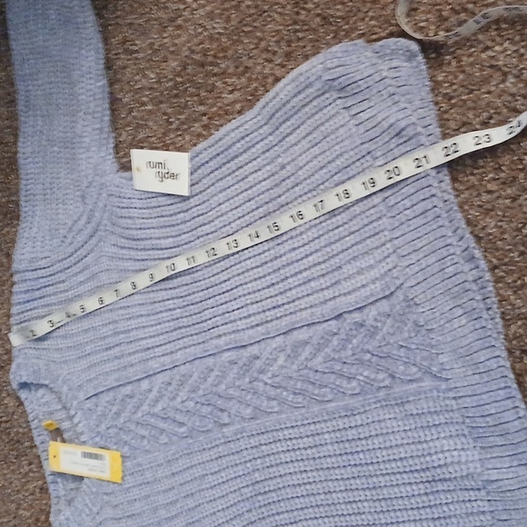 Rumi + Ryder the chenille cable knit sweater size 12 large - Picture 12 of 13